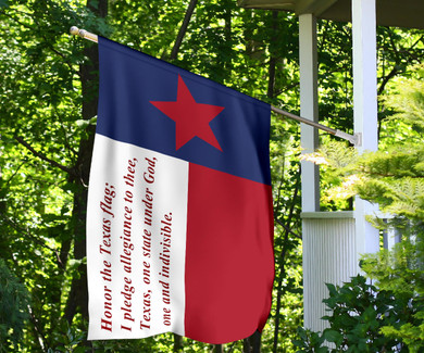 Honor Texas Flag I Pledge Allegiance Flag Patriotic Gift Taxas Pride For Decoration In House