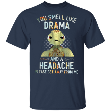 Turtle You Smell Like Drama T-Shirt Funny Birthday Gift For Boyfriend Girlfriend Shirt