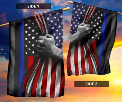 First Responders Hero Flag Inside American Flag Hero Flag Nurse EMS Police Fire Military