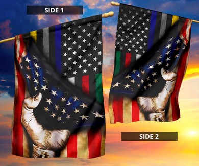 First Responders American Flag Thin Line Usa Flag Gift For Nurse EMS Police Fire Military