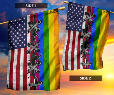 LGBTQ American Flag New Pride Outdoor Decoration
