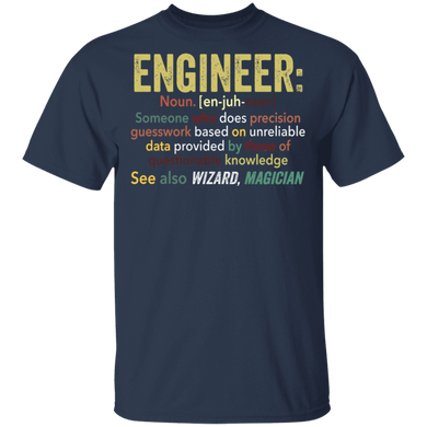 Engineer Noun Definition Engineering T-Shirt Funny Proud Engineer Quotes Gift