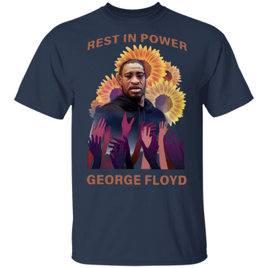 Rest In Power George Floyd T-Shirt Rip George Shirt Blm