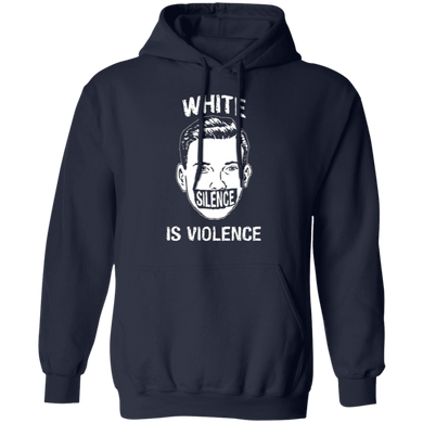 George Floyd White Silence Is Violence Hoodie Black Lives Matter Protest