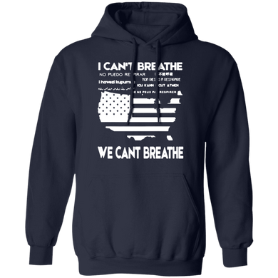 George Floyd I Can't Breathe Hoodie We Can't Breathe Blm