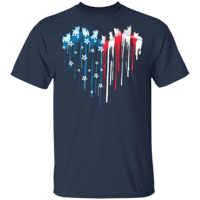Yorkie AmericaN Flag Shirt Gift For Dog Lover - Patriots Gifts For Him
