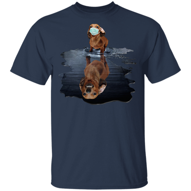 Dachshund Shadow On Water Quarantined 2020 Shirt - Gift For Dog Lover