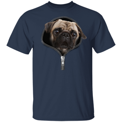 Pug 3D T-Shirt Funny Dog Shirt Gift For Pug Lover