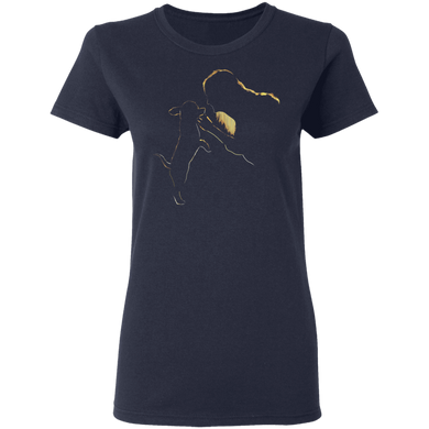Shadow Of Chihuahua With Owner Gifts For Dog Lovers Chihuahua T Shirt