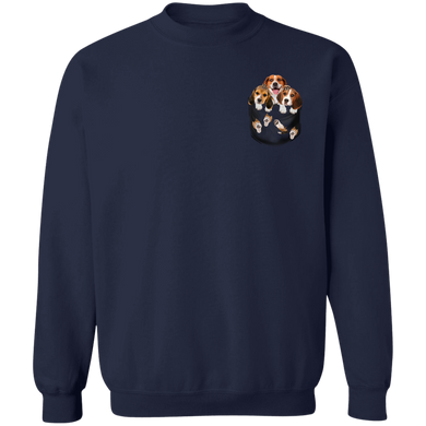 Beagle Puppy 3D Inside Pocket beagle Beagle Sweatshirt Cute Gifts For Dogs Owners