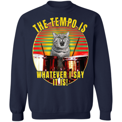 Cat The Tempo Is Whatever I Say It Is Cats Sweater