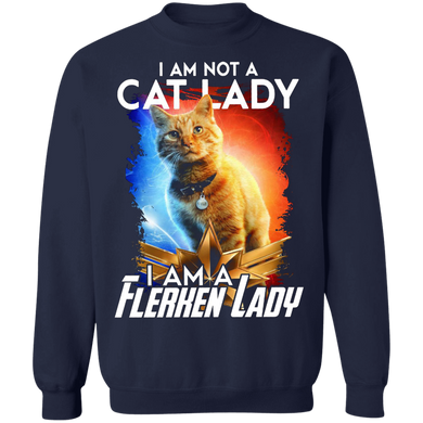 I Am Not A Cat Lady Sweatshirt With Sayings Funny Gifts For Cat Lover