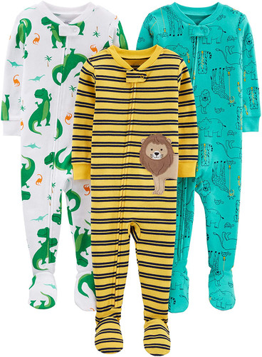 Simple Joys by Carter's Boys' 3-Pack Cotton Pajamas