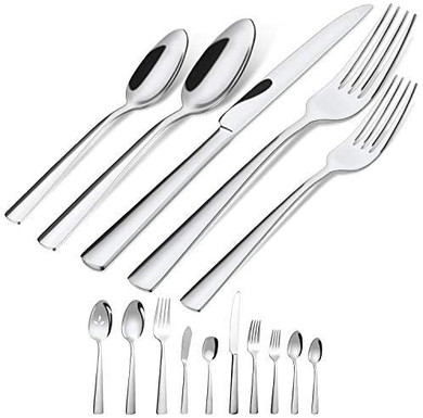 45-Piece Silverware Flatware Cutlery Set