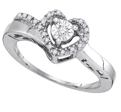 An Exquisite Sterling Silver Diamond Ring for a Special Lady’s Finger
