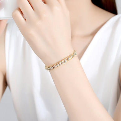 'Gaudiosa' Bracelet - 18K Gold Finish