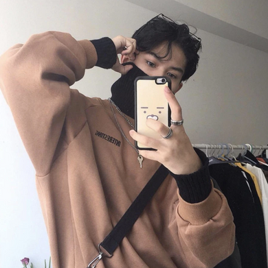 Interesting Turtleneck Sweatshirt