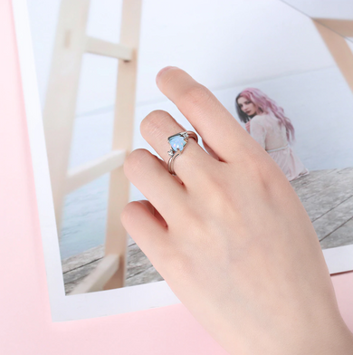 Heart Shaped Opal Ring