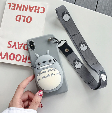 Cartoon Characters Wallet Phone Case