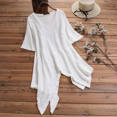 Asymmetrical Earth Tunic