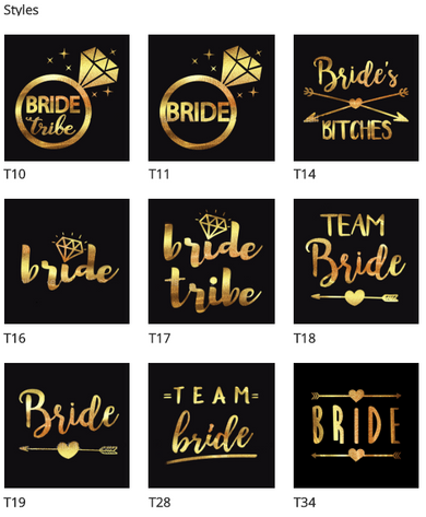 Bridal Tattoos