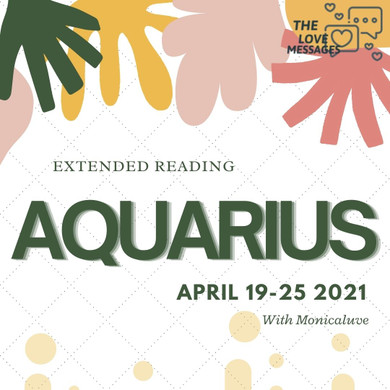 AQUARIUS EXTENDED APRIL 19-25  2021