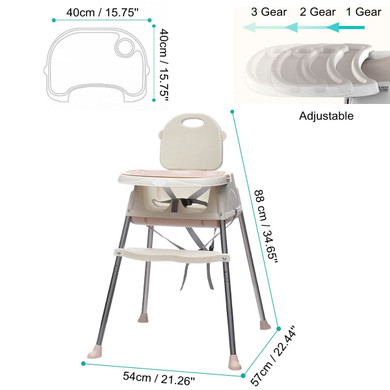 Babyified Multi-functional feeding High Chair
