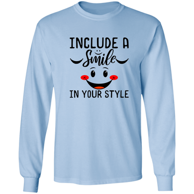 Long-Sleeve Ultra Cotton Men's T-Shirt Smile Day