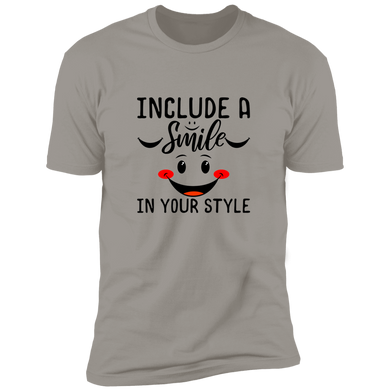 Short-Sleeve Premium Men's T-Shirt Smile Day