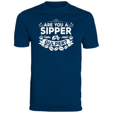 Short-Sleeve Men's Wicking T-Shirt Are You A Sipper