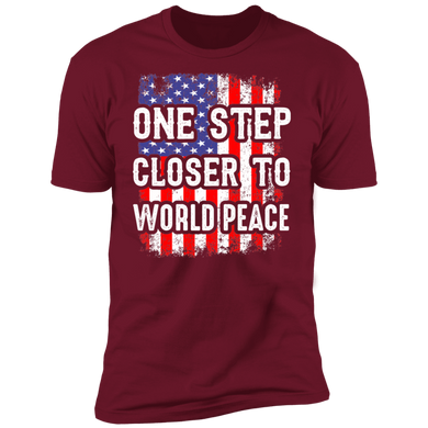 Men's Premium Short Sleeve T-Shirt World Peace