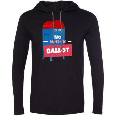 Men's 987 LS T-Shirt Hoodie No Mail-In Ballot