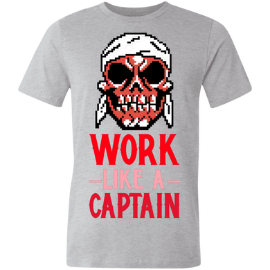 Short-Sleeve Mens T-Shirt Pirate Work Like A Captain