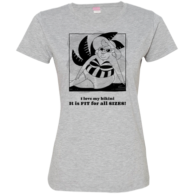 Short-Sleeve Womens T-Shirt Bikini Day