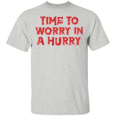 Short-Sleeve Men's 100% Cotton T-Shirt Time To Worry