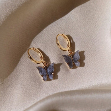 Midnight Butterfly Earrings
