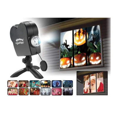 Christmas Window Wonderland Projector