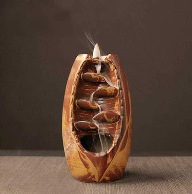 Waterfall Mountain Incense Burner