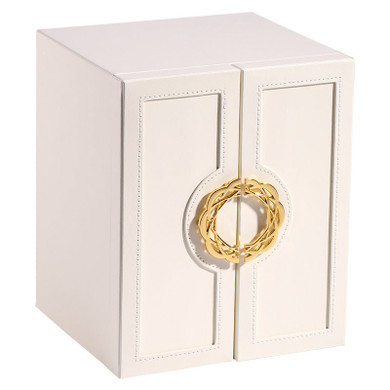 Leather Casement Jewelry Storage Box