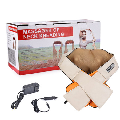 Back Neck Shoulder Massager U Shape Electrical Shiatsu Car Home Dual Use Infrared Kneading Therapy Ache Body Massage