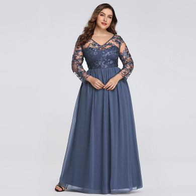 V Neck Short Sleeve Lace Floral Dress