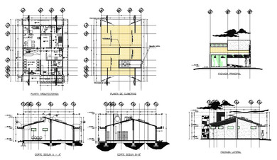Structure detail in concrete slab
