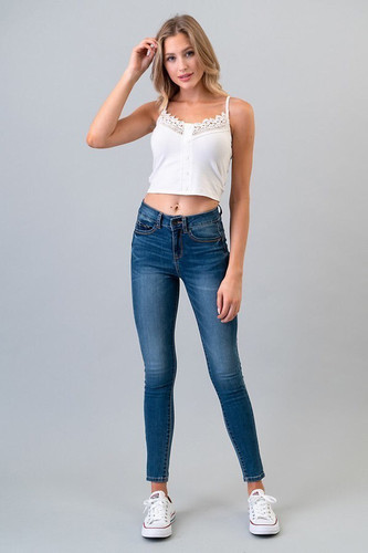 White Lace Detail Cami