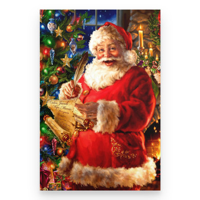 Santa writing letter - Poster