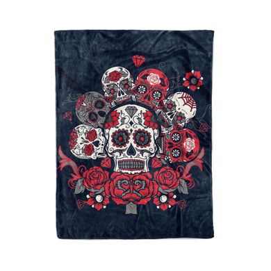 Skulls - Fleece Blanket