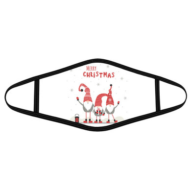 Merry Christmas Gnomes - Polyblend Face Mask