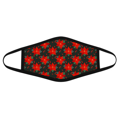 Poinsettias - Polyblend Face Mask