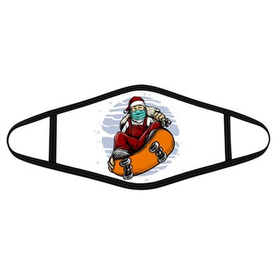 Santa Skater 2020 - Polyblend Face Mask
