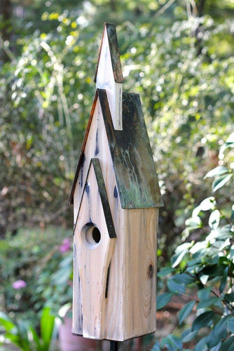 Heartwood Graceland Birdhouse - Weathered White