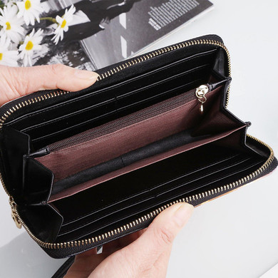 JOSEOD Custom Photo Long Clutch Purse